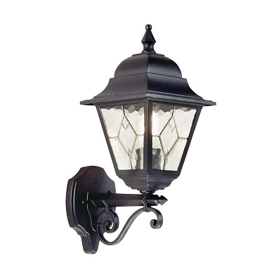 Настенный уличный светильник Norfolk Elstead NR1-BLK черный