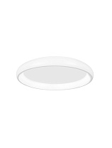 Triac Dimmable White Aluminium & Acrylic LED 50 Watt 220-240 Volt 2876Lm 3000K IP20 D: 60 H: 8.5 cm