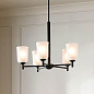 Shailene 18.25" 5 Light Chandelier Black люстра 43671BK Kichler