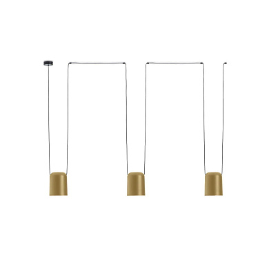 00-7398-05-DL Leds C4 Attic Triple Rectangular Shape черный