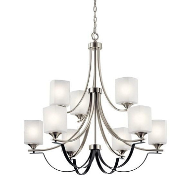 Tula 9 Light Chandelier Brushed Nickel люстра 52277NI Kichler