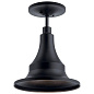 Hampshire 13.25" 1 Light Pendant/Semi Flush Textured Black уличный подвесной светильник 59057BKT Kichler — фото 4