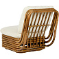 10106454 GUBI Bohemian 72 Collection Кресло Bohemian 72 Lounge Chair, Dedar Chevron 002 — фото 1