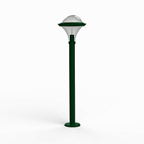 Dallas N° 8; Smoked polycarbonate E27 75W; Fir green