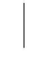 A-TUBE NANO LARGE 90CM PENDANT MATT BLACK 2700K (350mA) O.C.