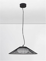 Matt Black Metal & Opal Glass LED 13 Watt 220-240Volt 679Lm 3000K IP20 D:50 H: 148 cm