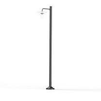 Cooper N° 4; Clear glass E27 52W; White enamelled steel