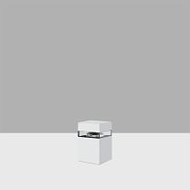 iWay Bollard 170x170mm H=250mm Warm White Led with DALI electronic ballast and symmetrical optic 12.4W 1080lm - 3000K - DALI-2