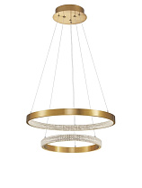 Triac Dimmable Antique Brass Aluminium & Acrylic LED 62 Watt 220-240 Volt 3113Lm 3000K IP20 D: 60 H: 120 cm