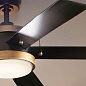 56" Salvo 5 Blade LED Indoor Ceiling Fan Satin Black люстра-вентилятор 330045SBK Kichler — фото 6