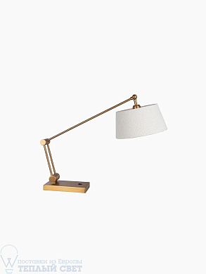 Torun Antique Brass Desk Lamp Heathfield настольная лампа TL-TORU-ABR-OME-EU