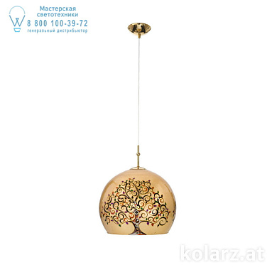 Kolarz LUNA 0392.31M.3.Al.Mu подвесной светильник золото 24 карата ø30cm высота 200cm 1 лампа e27