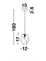 9160231 ICE Novaluce светильник LED G9 1x5Вт 230В IP20