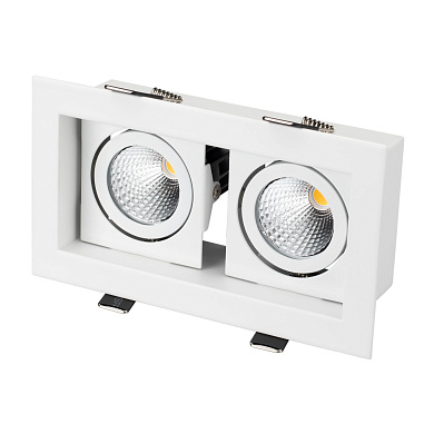 Встраиваемый карданный светильник Arlight CL-KARDAN-S180x102-2x9W