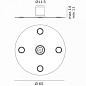 Rotaliana Collide H4 PL LED дизайнерский круглый настенно-потолочный светильник серебристый 1CDH4D0043ZL1 — фото 3