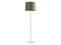 64312-43 SAMBA WHITE FLOOR LAMP GREEN RIBBONED LAMPSHADE ø4 торшер Faro barcelona — фото 1