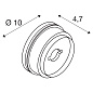 SLV 1004969 MANA ROUND BASE кронштейн абажура настенный, без источника света