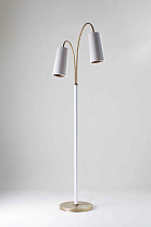 Antique Brass with Cotton shown with 5 Kelly Empire in Natural Linen with Cream Card lining