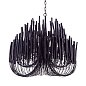 Люстра Arteriors Tilda Large, чёрное дерево и железо — фото 2