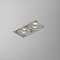 Встраиваемый светильник AQForm SQUARES 50x2 trimless 230V recessed — фото 1
