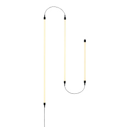 Fine Wall/Ceiling Lamp настенный светильник Muuto Black - Configuration 6 FNWCLC601