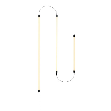 Fine Wall/Ceiling Lamp настенный светильник Muuto Black - Configuration 6 FNWCLC601