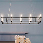 Rosalind 45.25" 12 Light Linear Chandelier Black люстра 52492BK Kichler — фото 2