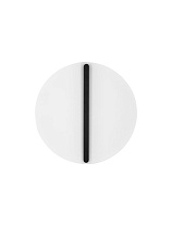 Triac Dimmable Sandy Black & White Steel, Aluminium &Silicone LED 28Watt 220-240Volt 1680Lm P20 2700K D:40 H:9 cm