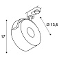 152600 SLV 3~ KALU TRACK LEDDISK black 3000K 85° трековый светильник — фото 3