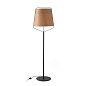 29847 STOOD BLACK FLOOR LAMP E27 + WOOD MAX 20W торшер Faro barcelona — фото 3