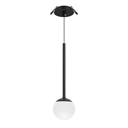 056419 Arlight Светильник SP-BEADS-HANG-BUILT-T-R100-8W Warm3000 (BK, 180 deg, 230V)