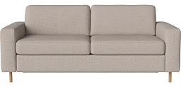 Scandinavia sofa bed 2 1/2 seater w. integrated wheels Bolia диван 01-402-29_00207