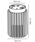 Aludra потолочный светильник для улицы Nordlux черный 2118006003
