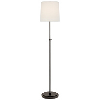 Bryant Floor Lamp бронза с льняным абажуром