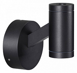 6636/6WL Odeon Light Prody уличный настенный светильник цилиндрический чёрный IP54