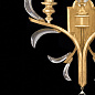 704850-3 Beveled Arcs 32" Sconce бра, Fine Art Lamps