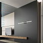 2604 Sikrea Linear 800 AP PL крупный современный настенный светильник матовый чёрный — фото 3