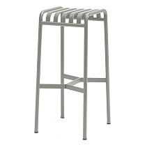 Palissade Bar Stool, сталь, порошковая окраска, небесно-серый (Sky grey)