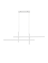 Triac Dimmable Sandy White Aluminium & Acrylic Sandy White Steel Base LED 40Watt 220-240Volt 1200Lm IP20 3200K L:120 W:5.5 H:156 cm