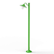 Belcour N° 4; Clear glass E27 60W; Green yellow