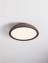 Triac Dimmable Brown Steel, Aluminium & Acrylic LED 25Watt 220-240Volt 1765Lm IP20 3000K D:45 H:9.5 cm
