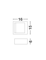 NL_OUTDOOR_BLISS_WALL_LIGHT Nova Luce BLISS Настенный светильник