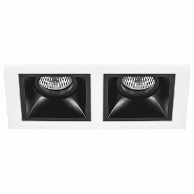 D5260707 Lightstar Domino точечный светильник, 50Вт, белый;черный