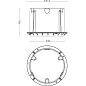 EYE RECESSED 20 W flood 40° Landa встраиваемый в потолок светильник EY80ISOFHB10U