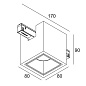 10737 9035 B-B Delta Light PR SPLITLINE Светильник M26L Boxy L Soft Track — фото 1