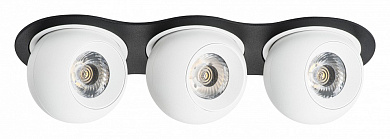 встраиваемый потолочный светильник черный