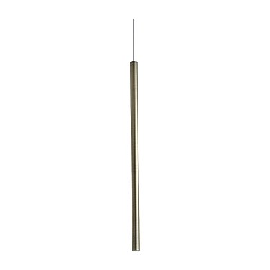 Подвесной светильник Look LED SP1 ROUND D16 H400 ON-OFF 3000K Ideal Lux 371054, латунь