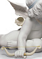 1009128 Lladro Eros And Psyche фарфоровая фигурка двух ангелов, сидящих рядом — фото 1