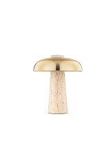 Travertine Brass Gold Metal LED G9 3x5 Watt 100-240 Volt IP20 Bulb Excluded D: 26 H: 31 cm Cable L: 160 cm