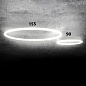 Artemide Alphabet Of Light Circular 155 SP круглый подвесной led-светильник — фото 1